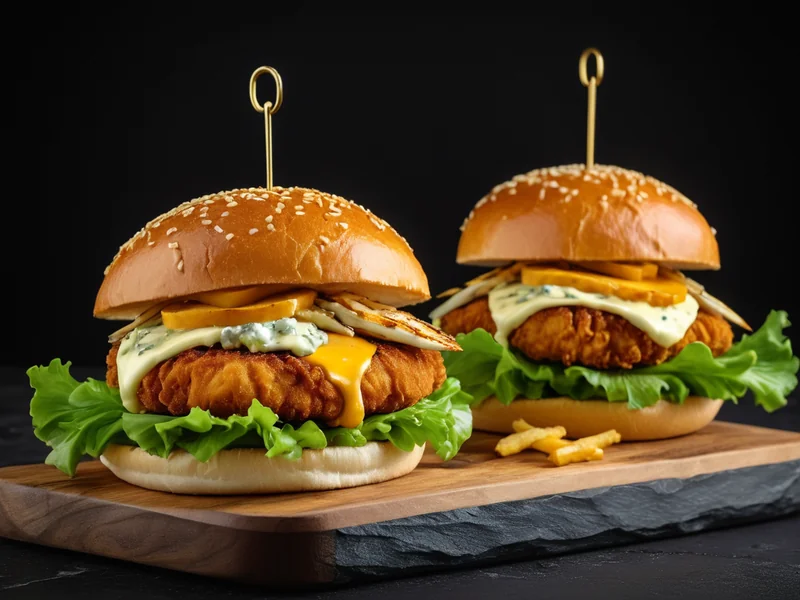 Burger mit Beilagen — Stadtgrill Burger